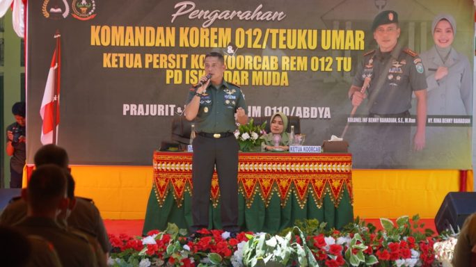 Danrem Pesan Prajurit Kodim Jadi Suami dan Ayah Hebat
