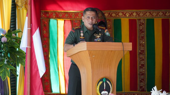 Kolonel Inf Benny Rahadian Ajak Prajurit Kodim 0107 Tingkatkan Semangat Tugas dan Dedikasi