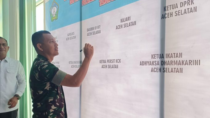 Kodim 0107/Aceh Selatan Dukung Peluncuran Integrasi Pelayanan Kesehatan Primer untuk Masyarakat