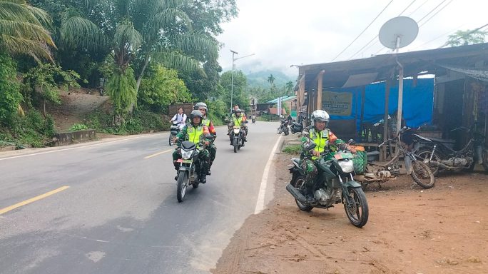 Pasca Pencoblosan Pilkada 2024, Babinsa Laksanakan Patroli
