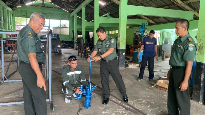 Dukung Program ketahanan pangan, Pangdam Iskandar Muda kembangkan Kincir Angin untuk sistem pengairan di Aceh.