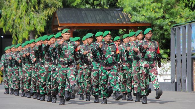 Tingkatkan Profesionalisme, Kodim 0101/Kota Banda Aceh Gelar Latihan Permildas di Halaman Makodim