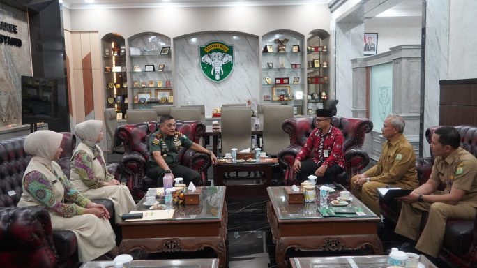 Pangdam Iskandar muda Terima Audiensi Kepala Baitul Mal Aceh