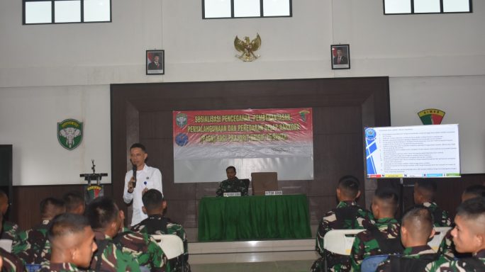 Perangi Narkoba, Brigif 25/Siwah Gelar Sosialisasi P4GN