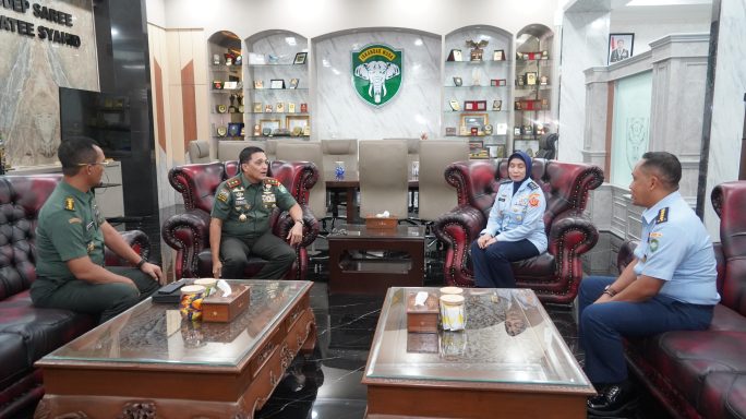 Pangdam Iskandar Muda Terima Audiensi dari Kepala Pussat Psikologi Tentara Nasional Indonesia (Kapus Psi TNI).