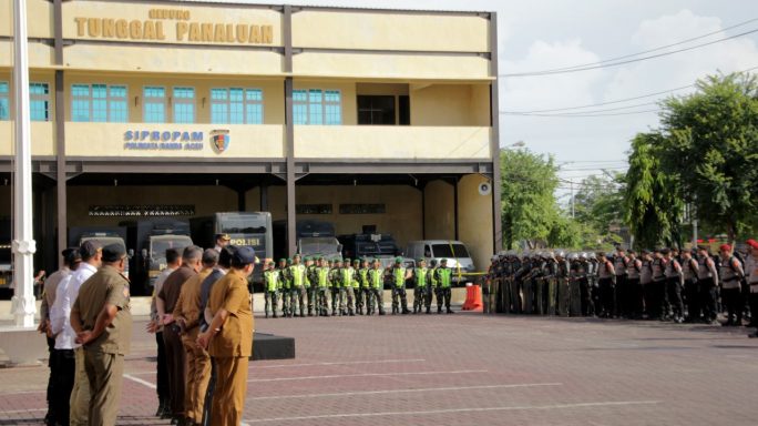 Apel Gelar Serpas: Sinergi Kodim 0101/Kota Banda Aceh dan Polresta Banda Aceh Jelang Pilkada 2024