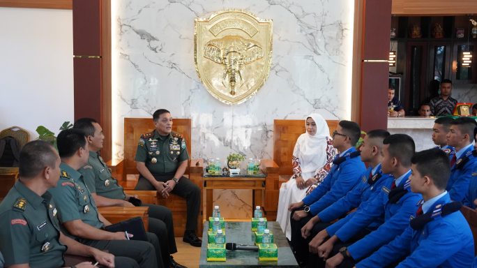 Pangdam Iskandar Muda Terima Audiensi Siswa SMA Taruna Nusantara.