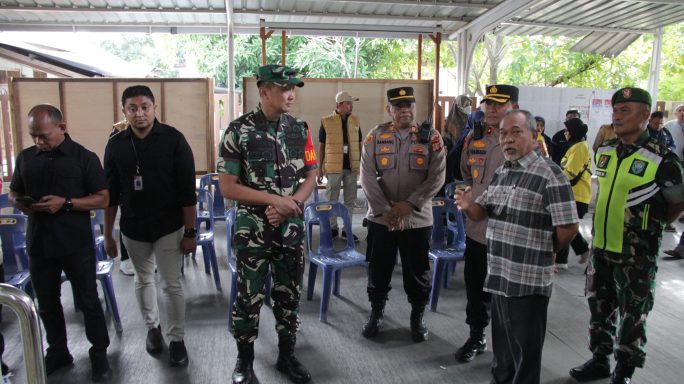 Dandim Kota Banda Aceh Kawal Pelaksanaan PSU di Gampong Merduati dengan Penuh Kesiapan