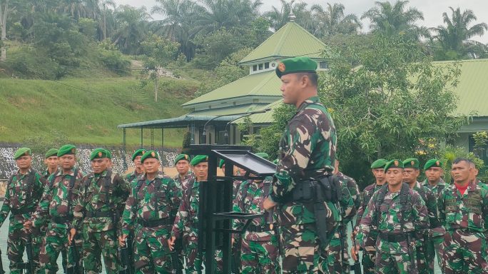 Dandim Berikan Jamdan Kepada Seluruh Anggota Kodim 0117/Aceh Tamiang