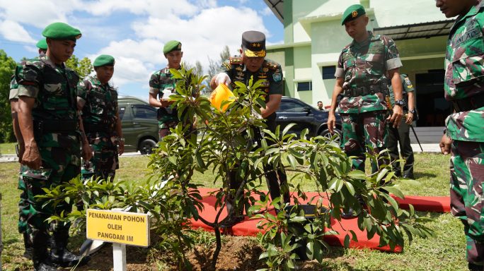Pangdam IM : Ribuan Pohon untuk cegah Banjir dan Longsor. 
