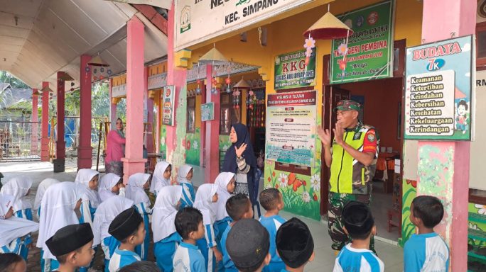 Babinsa Koramil 08/Simpang Ulim, Pelopor Pendidikan Karakter di TK Negeri Pembina