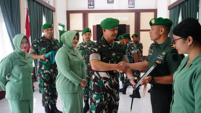 Dandim 0117/Aceh Tamiang Pimpin Korp Raport Anggota Pindah Satuan