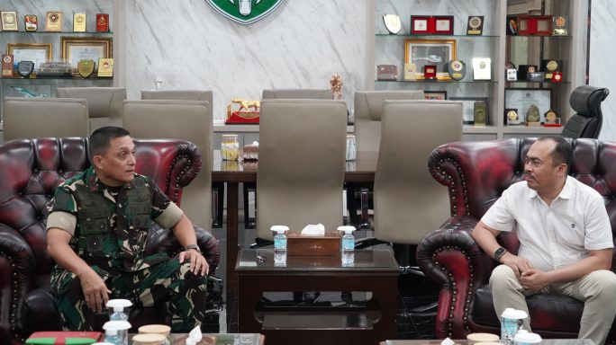 Pangdam IM Terima Audiensi CEO PT. Acehlink Media, bahas Sinergi Bersama untuk membantu Masyarakat dibidang Teknologi Informasi.