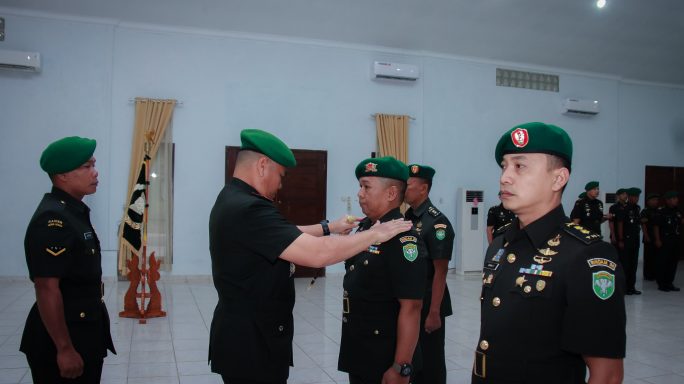 Rindam Iskandar Muda Gelar Upacara Tradisi Satuan.