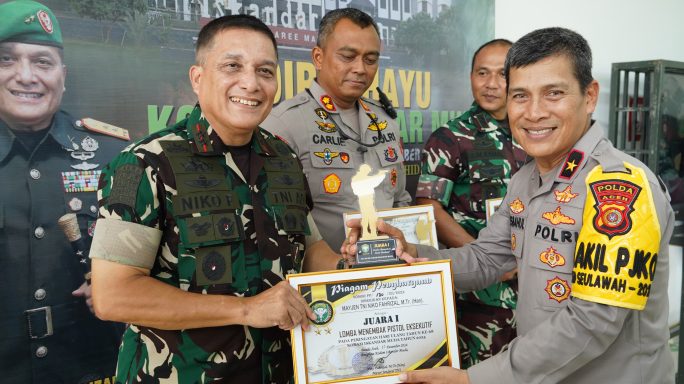 PANGDAM ISKANDAR MUDA JUARA MENEMBAK EKSEKUTIF HUT KE 68 KODAM IM.
