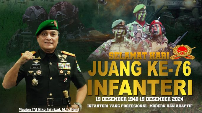SELAMAT HARI JUANG KE – 76 INFANTERI