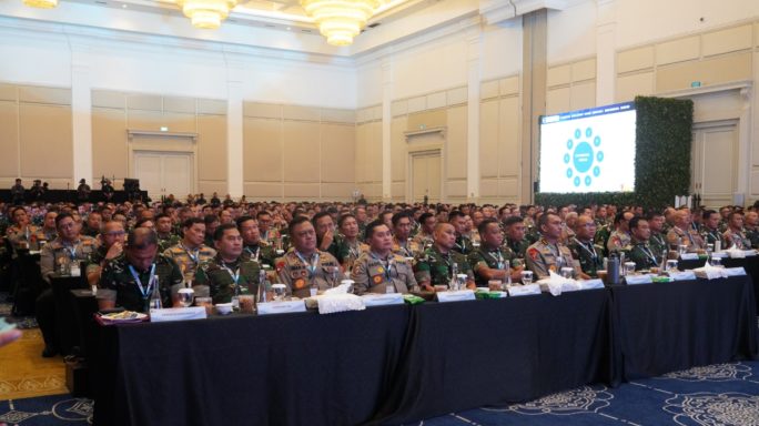 Bahas Asta Cita dan Indonesia Emas, Pangdam IM Hadir di Rapim TNI-Polri 2025.