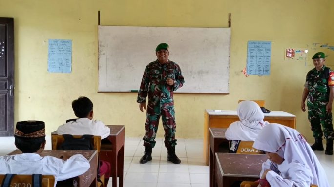 Danramil 0108-05/Lawe Alas Hadirkan Terobosan Pembelajaran Matematika Metode Gasing