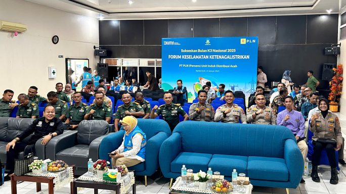 Kodim 0101/Kota Banda Aceh dan PT PLN: Bersama Wujudkan Sistem Manajemen K3 yang Solid