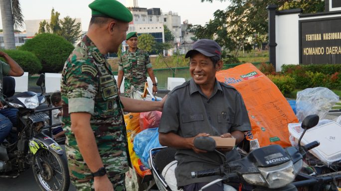 Setiap Jum’at Kodam Iskandar Muda Jum’at berkah.