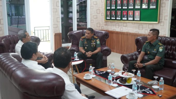 Danrem 012/TU Terima Kunjungan Kerja Kepala KPP Pratama Meulaboh