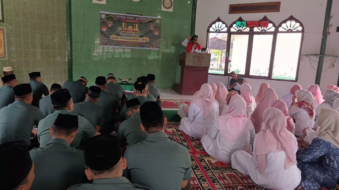 Kodim 0108/Agara Gelar Peringatan Isra Mi’raj Nabi Muhammad SAW 1446 H/2025 M