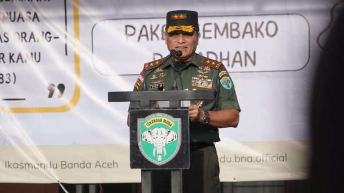 Pangdam IM Apresiasi Kebersamaan dan Kepedulian Ikasmandu.