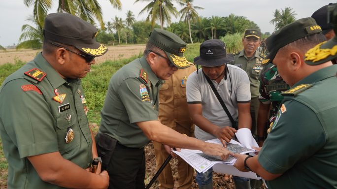 Program Optimasi Lahan di Aceh, Kodam IM ubah Lahan Non Produktif kembali Produktif.