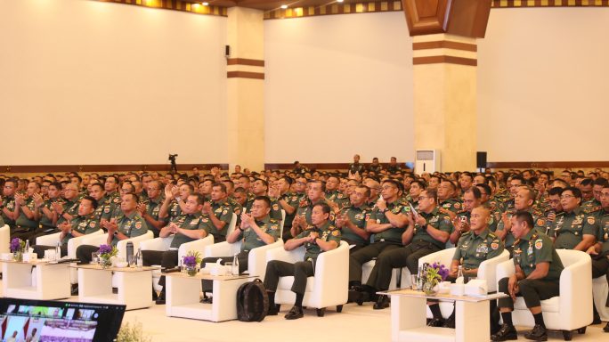 Pangdam IM Ikuti Rapim TNI AD TA. 2025 di Gedung Balai Kartini Jakarta.