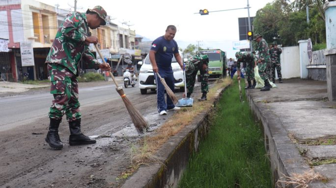 Karya Bakti TNI, Kodim 0106/Ateng Beri Manfaat Bagi Kesejahteraan Rakyat