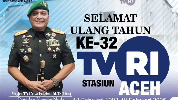 SELAMAT ULANG TAHUN KE-32 TVRI STASIUN ACEH