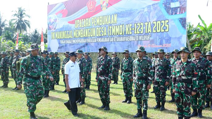 Pembukaan TMMD Ke-123 : Sinergi Tni Dan Masyarakat Untuk Pembangunan Desa