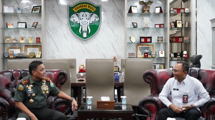 Pangdam IM Terima Audiensi Kepala Kanwil Ditjen PAS Aceh