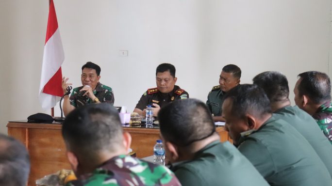 Gelar Sosialisasi, Asisten Bidang Pidana Militer Kejaksaan Tinggi Aceh Kunjungi Kodim 0106/Aceh Tengah