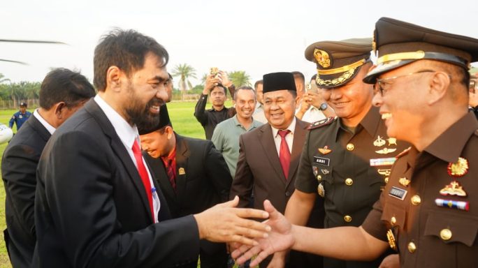 Dandim 0117/Aceh Tamiang Hadiri Pelantikan Bupati Dan Wakil Bupati Aceh Tamiang