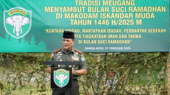 Kodam Iskandar Muda Gelar Tradisi Meugang, Sambut Ramadhan dengan Kebersamaan.