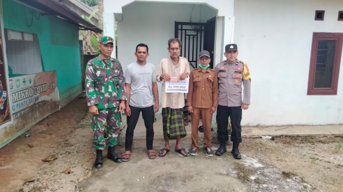 Pendampingan Penyaluran BLT oleh Babinsa dan Bhabinkamtibmas, Pastikan Bantuan Tepat Sasaran