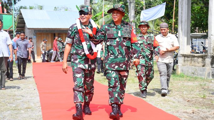 Brigjen TNI Senmart Tonda Apresiasi TMMD: Membangun Desa, Membangun Bangsa.