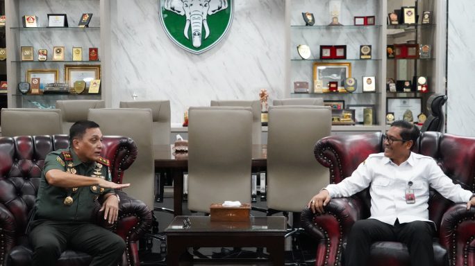 Pangdam Iskandar Muda Terima Audiensi Kadis Dikbud Kota Banda Aceh.