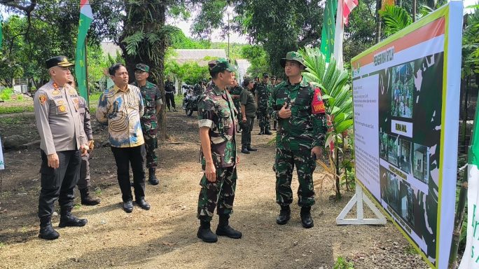 Asops Kasad melaksanakan Wasev TMMD Ke-123 Kodim 0112/Sabang, Kodam IM.