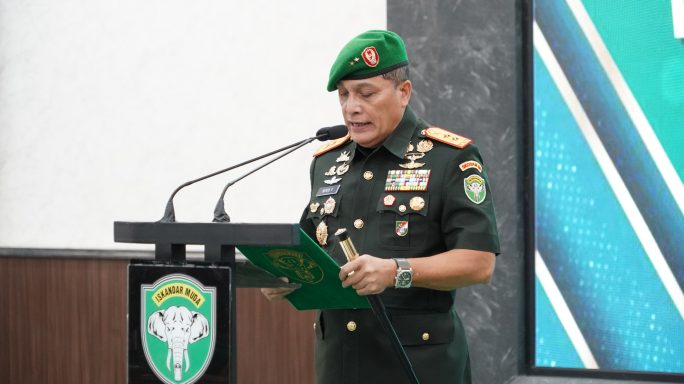 Pangdam IM Pimpin serah Terima Jabatan Pejabat Kodam.