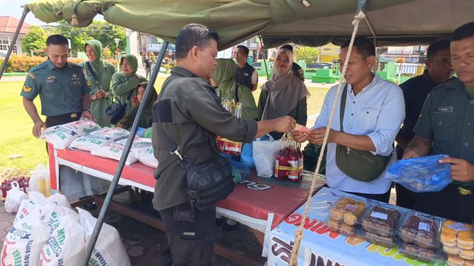 Kodim 0108/Agara Gelar Bazar Murah Ramadhan 1446 H 2025 M