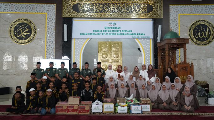 Pangdam IM Hadiri Peringatan Nuzulul Qur’an 1446 H di Masjid Babul Mawaddah Makodam Iskandar Muda.