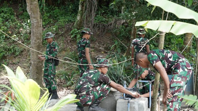 Satgas TMMD ke-123 Tinjau Infrastruktur Air Bersih, Pastikan Siap Digunakan