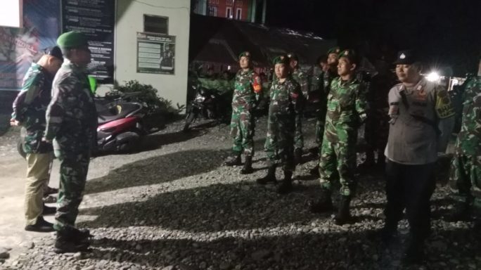 Babinsa Bersama Bhabinkamtibmas Terus Patroli Razia Kafe Kafe Yang Nakal