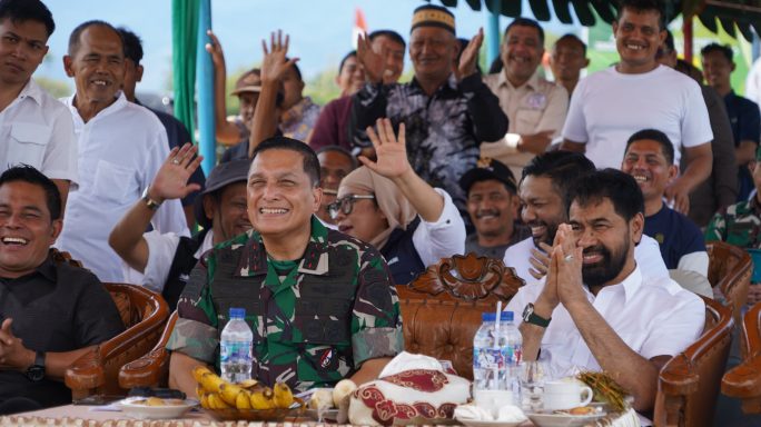 Pangdam IM dan Forkopimda Hadiri Panen Raya Serentak Bersama Presiden RI di Aceh Besar
