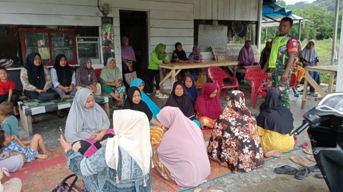 Posramil Ketambe Menggelar Sosialisasi Pelaksanaan Tanam Padi Serentak