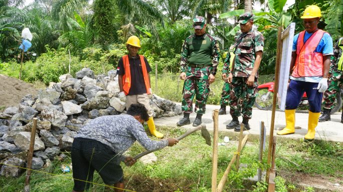 Dandim 0117/Aceh Tamiang Tinjau Lokasi Opla Di Tiga Kecamatan