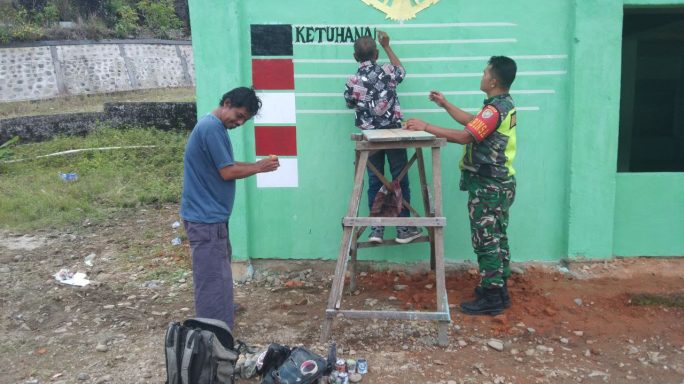 Jadikan Kampung Pancasila Wadah Penguatan Nilai Kebangsaan Babinsa Terus Per Indah Desa