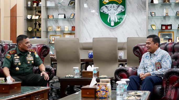 Pangdam Iskandar Muda Terima Audiensi Kepala BPK RI Perwakilan Aceh di Makodam IM